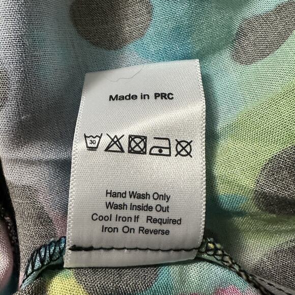 Proud Poppy Disco Dress Womens 14 Kasey Rainbow Colorful Pockets Cheetah Print - Picture 14 of 14